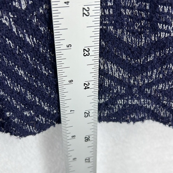 Lucky Brand Cardigan Sweater Size XL Navy Blue Knit Snap Front Long Sleeve EUC - Picture 12 of 12